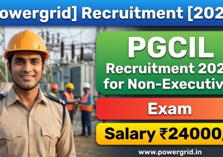 PGCIL Recruitment 2026 for Non-Executive Posts,PGCIL JOBS,POWERGRID new jobs, New jobs